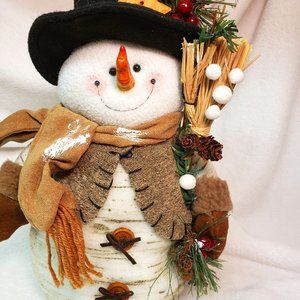 Medium Snowman with Hat